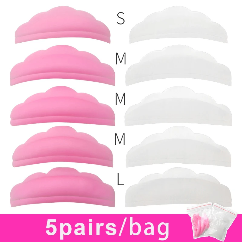 10Pcs SiliconeWimpern Verlängerung Hebe Schutz Pads Falsche Wimpern Dauerwelle Pad Kit Lash Lift Curler Dauerwelle Schild Patch Werkzeuge
