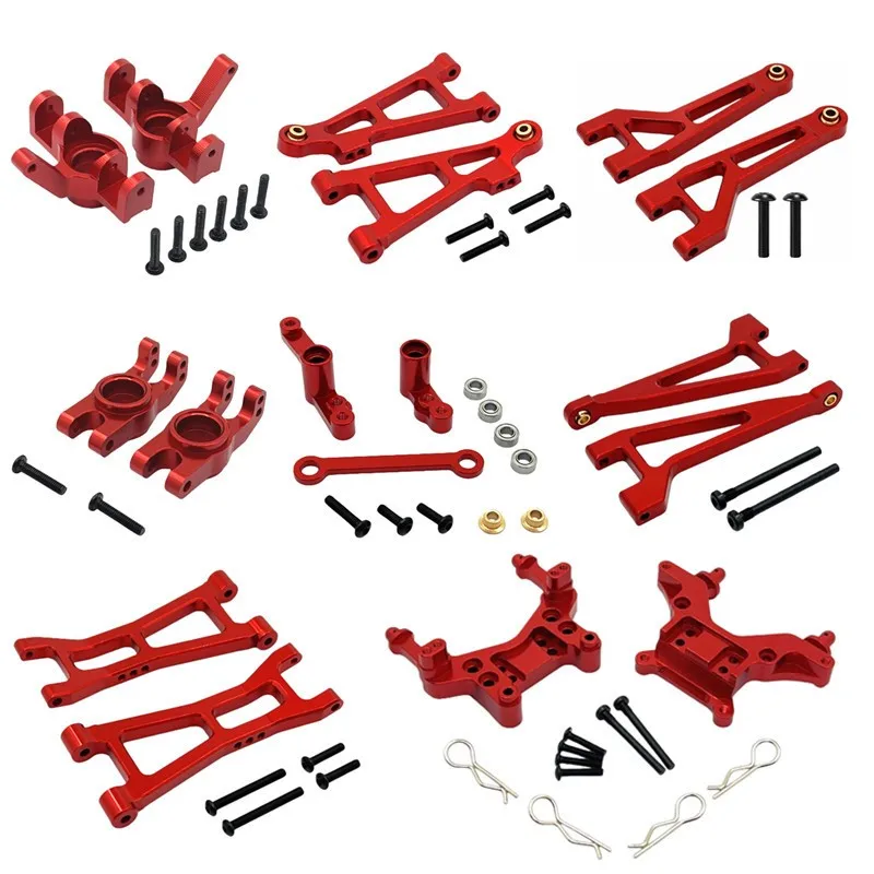 RC Car Vulnerable Parts Set Fit for MJX 1/16 16212 Remote Control Car Parts Metal Upgrade&Modification