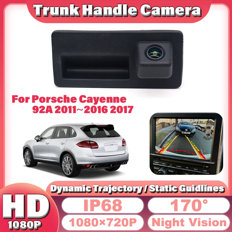 

AHD 1080P 170° Car Rear View Trunk Handle Camera For Volkswagen Passat Golf Polo B6 B7 Jetta Tiguan Touareg For Audi A3 A4 A5 A6