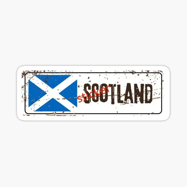 Personalized Scotland Sticker Vinyl Waterproof Racing Auto Accessories Stickers Motorcycles Bumper Truck Boat Vinyl Decal