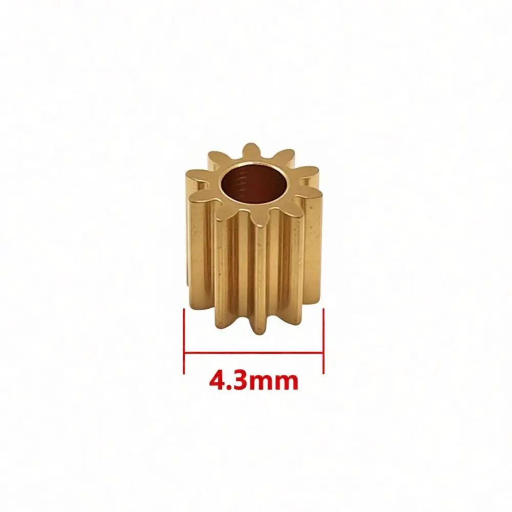 Industrial Quality Brass Gear 0 4 Module 9 Teeth 2mm Bore Tight Fit Drive Component For Micro Motion Control Systems