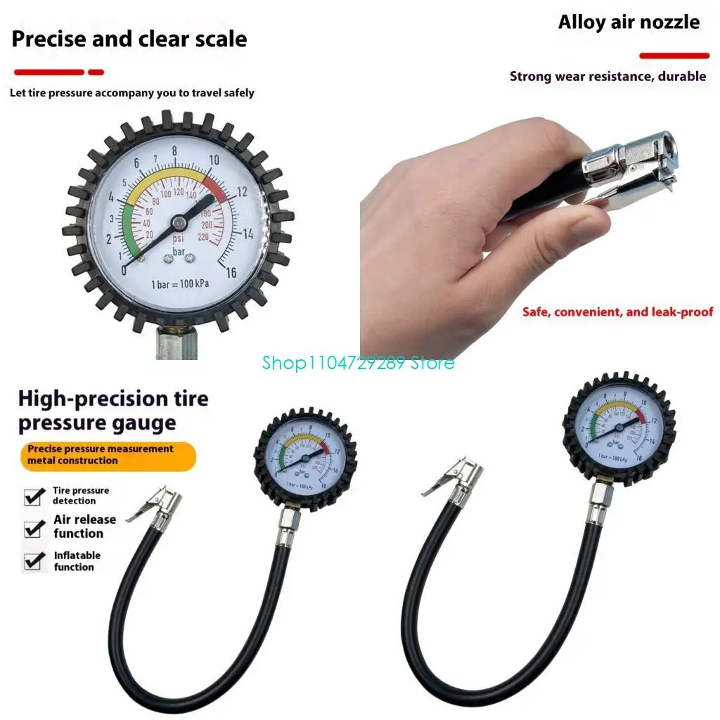 

D8KE Vehicle Digital Tire Pressure Tester Digital Display for Traveler Mechanic