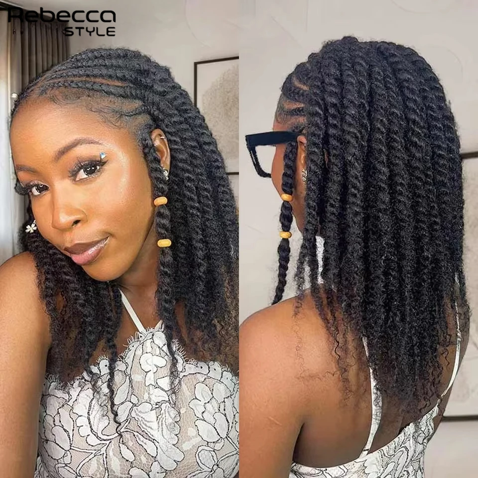 Afro kinky Bulk For Braiding Dreadlock Hair Extensions 1 Bundle 50gram QVR Two Colors Afro Kinky Bulk Remy Hair For Braiding