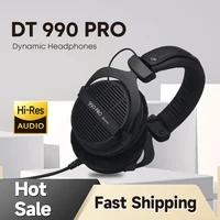 DT990 PRO Auriculares profesionales con monitor de estudio abierto y audio de alta resolución para grabación y mezcla