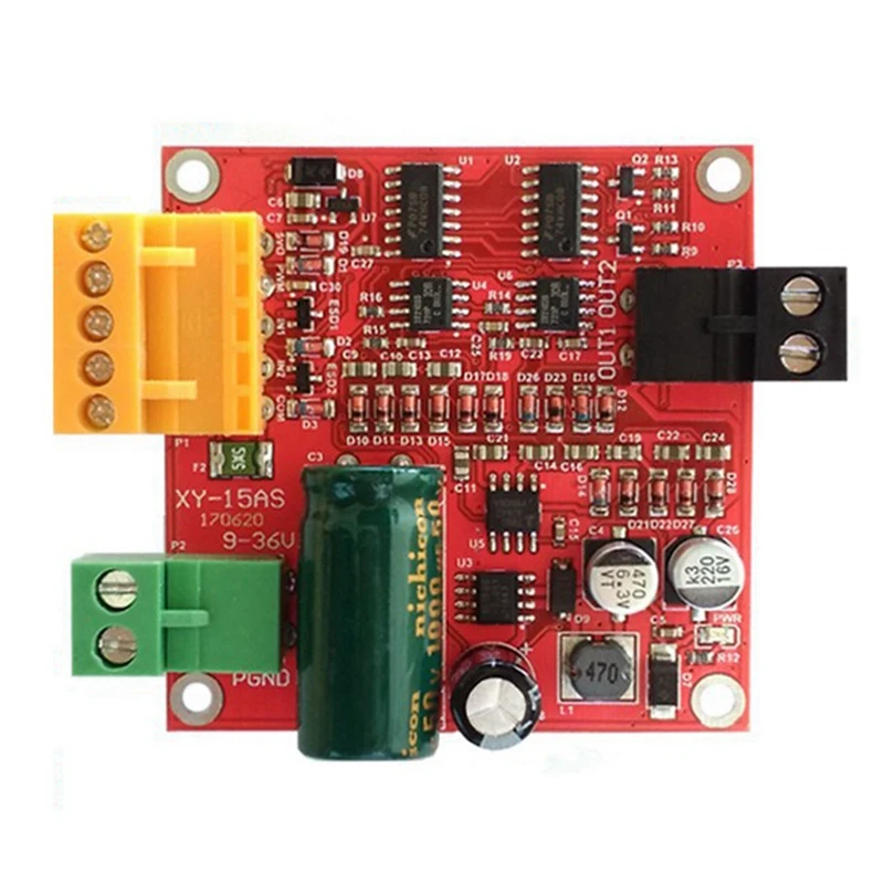 

DC Motor Drive Board 15A 6-36V High-Power Industrial PWM Speed Regulation PWM DC Speed Controller Module