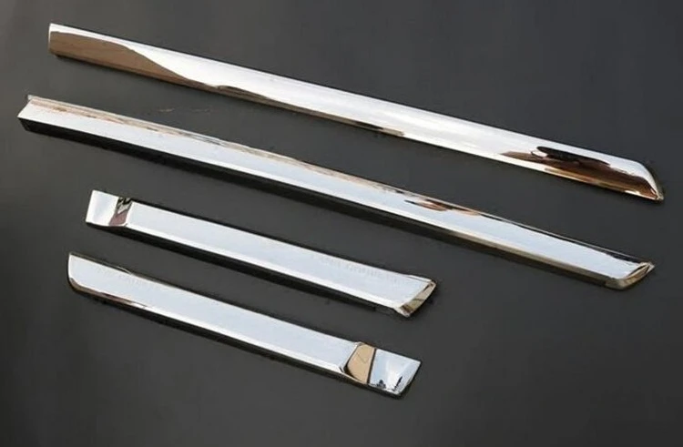 Car Door Trim, Body Side Molding for Toyota Land Cruiser LC200, Chrome Door Edge Protector, 4PCS Set