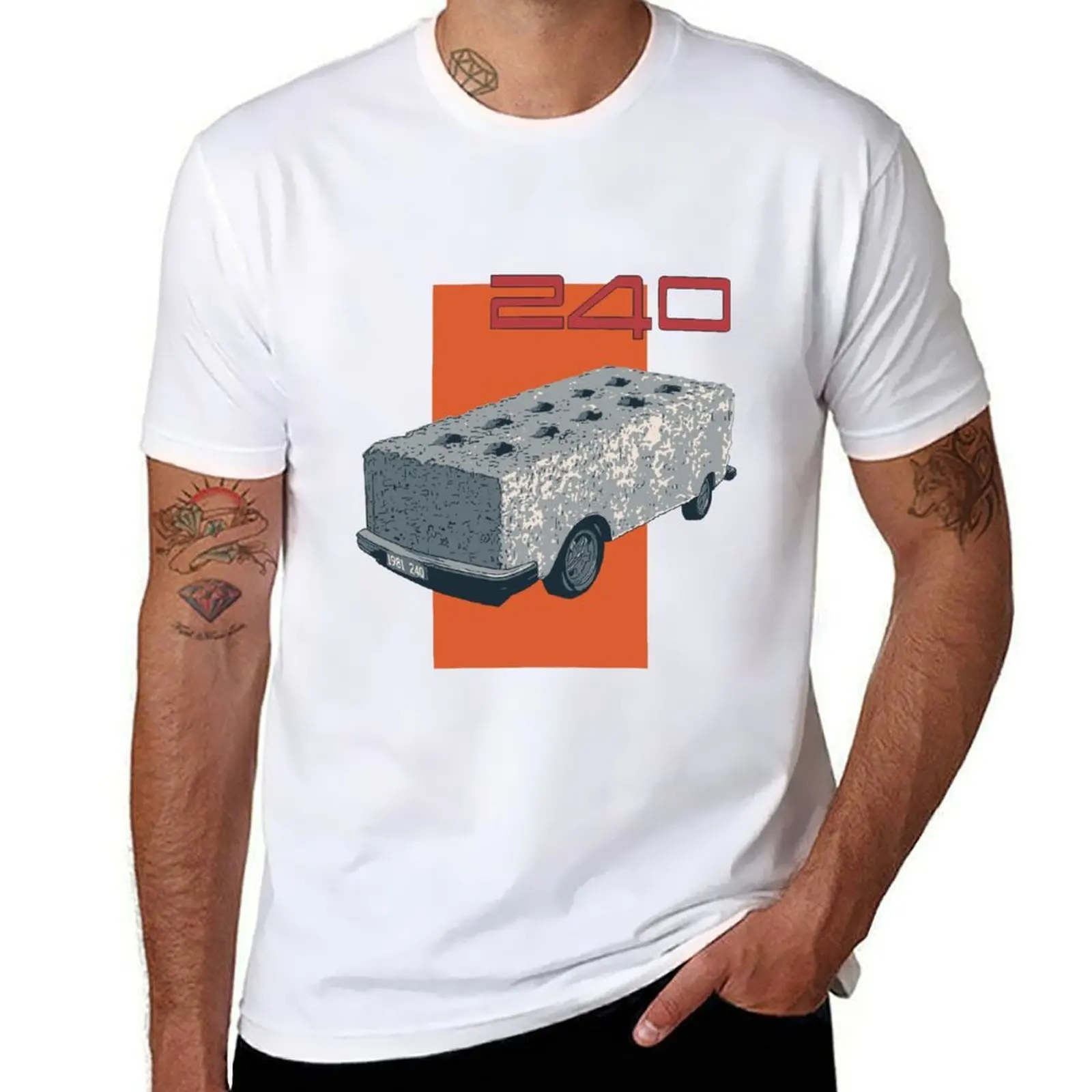 

Brick 240 T-Shirt t shirt man cotton essential t shirt T-Shirt