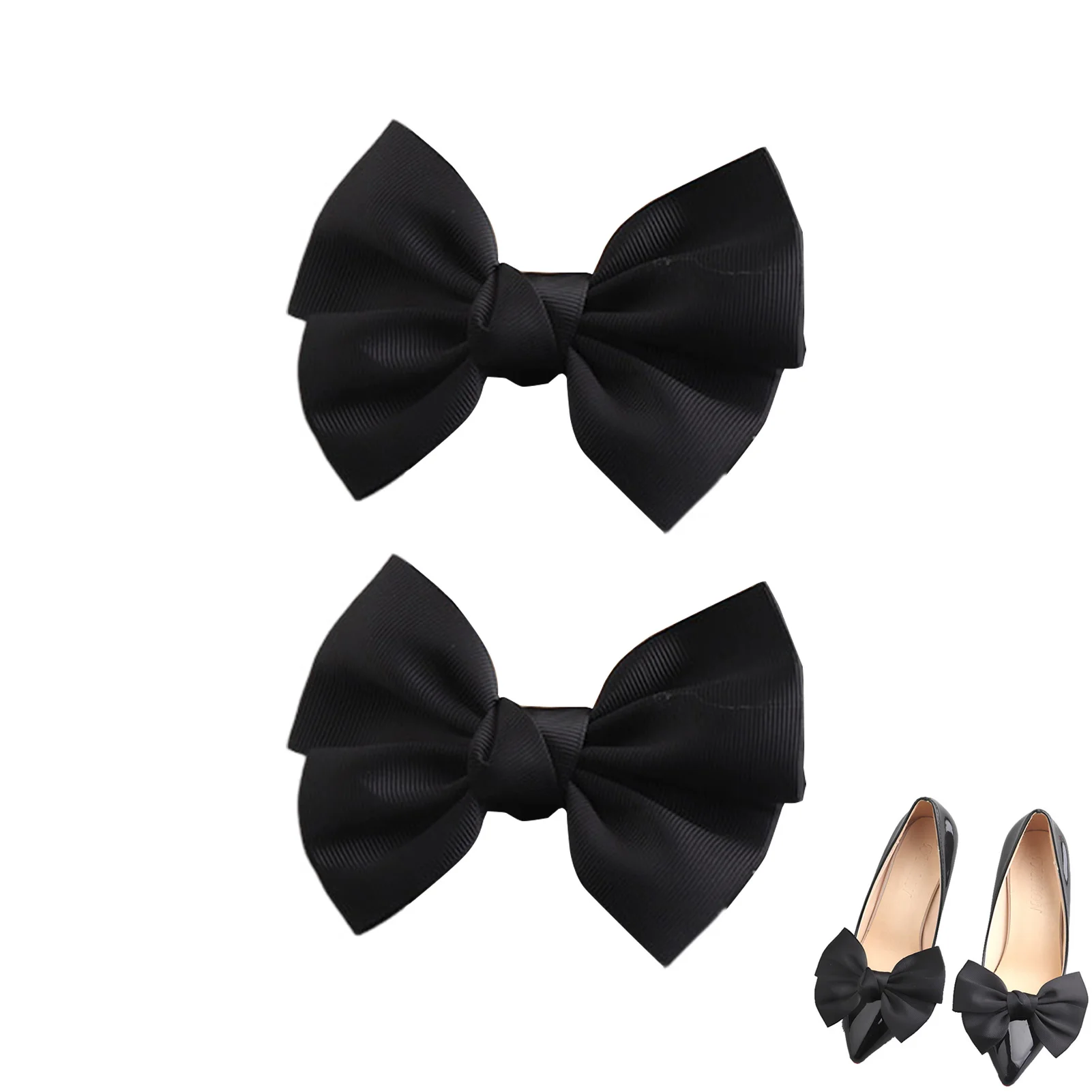 Boucle de chaussures à nœud papillon pour femmes, accessoires décoratifs multicolores pour mariage, rencontres, Shopping