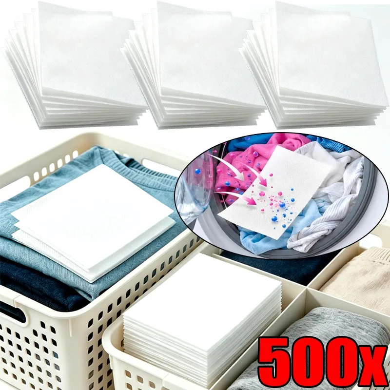 Washing Machine Color Absorption Sheet Anti Cross Dyeing Laundry Sheets Anti-Staining Laundry Tablet Color Catcher Cloth