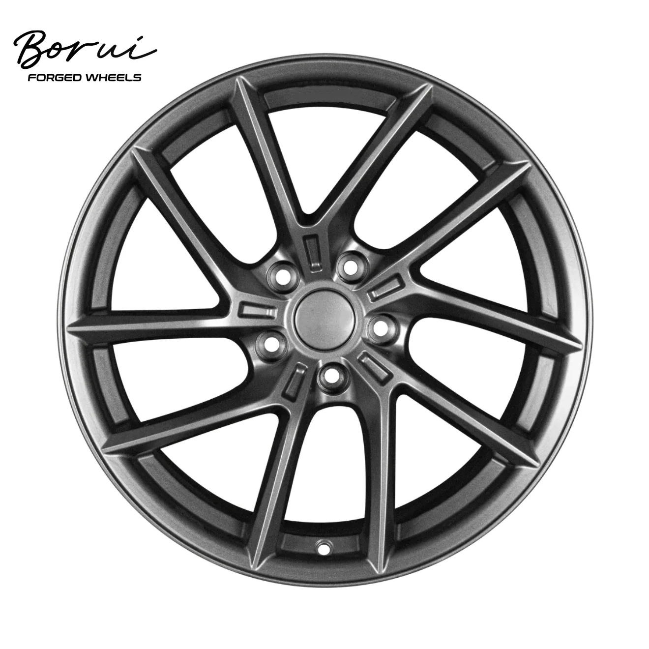 Borui Forged Wheels For Tesla Model S MW08 Flow Formed Wheel Customized Forged Aluminum Alloy Racing Car Wheels 18-22 Inch