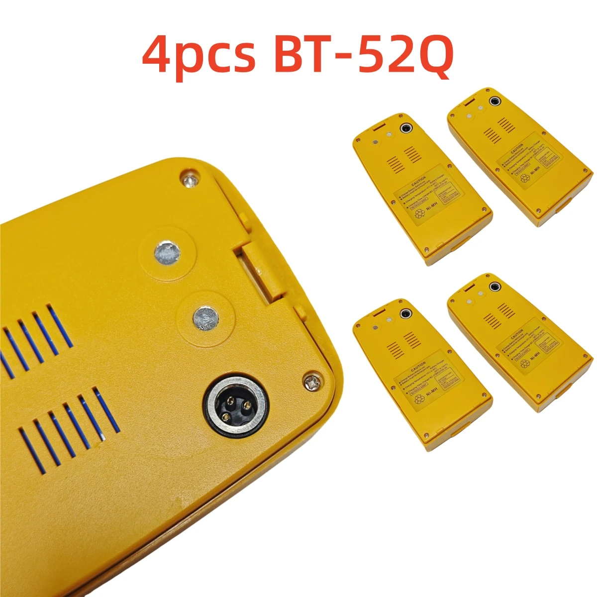 4pcs BT-52QA 3 Pin Rechargeable Battery for Topcon GTS-330 GTS-3000 GPT-3000 3100 3200 Total Station Surveying Instruments