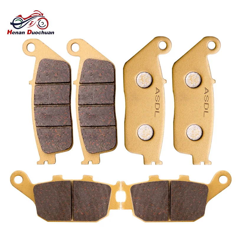 3pair Motorcycle Front Rear Brake Pads Parts For HONDA CB 600 CBF 600 CB750 CBF 1000 FOR KAWASAKI Z 750 Z 750 ABS #c