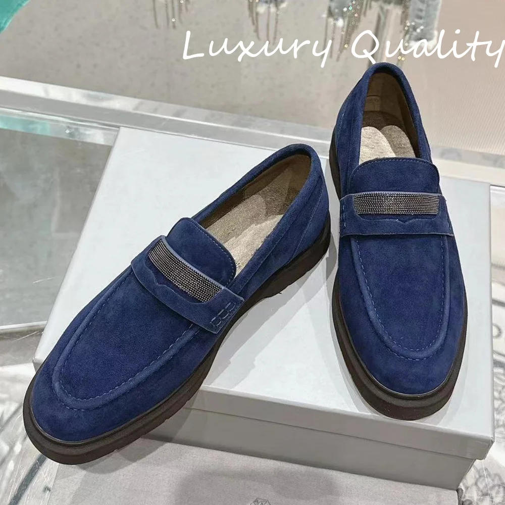 Mocassins casuais de couro verdadeiro para homens, sapatilhas planas com renda, conforto masculino, andar, alta qualidade, 2024