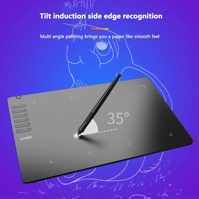 Tableta gráfica T1161/T906/ T605 para dibujar/pintar/juegos OSU, tableta con lápiz artístico ultrafino con lápiz óptico Digital de 8192 niveles