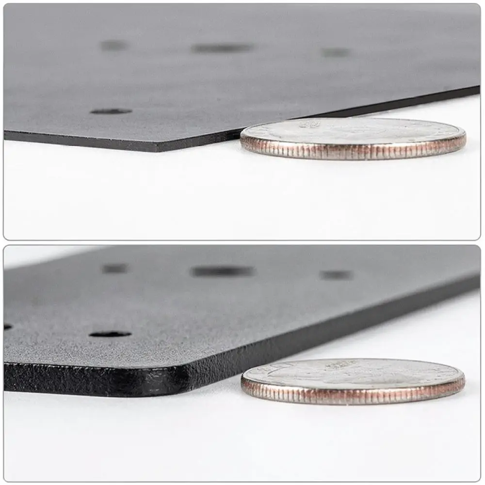 Steel I Shape Mending Plate For RTF Wood Framing Support Bracket Heavy Duty Furniture Joint Fixing Repair Hardware