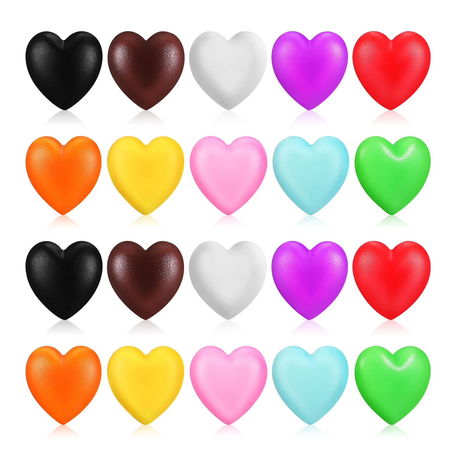 

20 pcs Glasses Ear Grips Silicone Comfortable Use Lightweight Anti Slip Versatile Design Long Lasting Easy To Use Stylish Heart