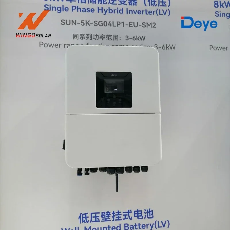 Deye Solar Inverter Deye 6Kw 5Kw 8Kw Hybrid Inverter 1-Phase 3.6Kw 3Kw 10Kw 12Kw 14Kw 16Kw Single Phase Hybrid Sun 10K