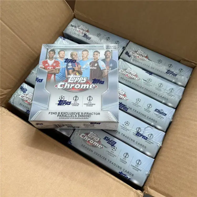 cartes-de-football-topps-chrome-ucc-ligue-des-champions-uefa-2025-26-haaland-yamal-dembele-cartes-officielles-a-collectionner-cadeau-pour-enfants