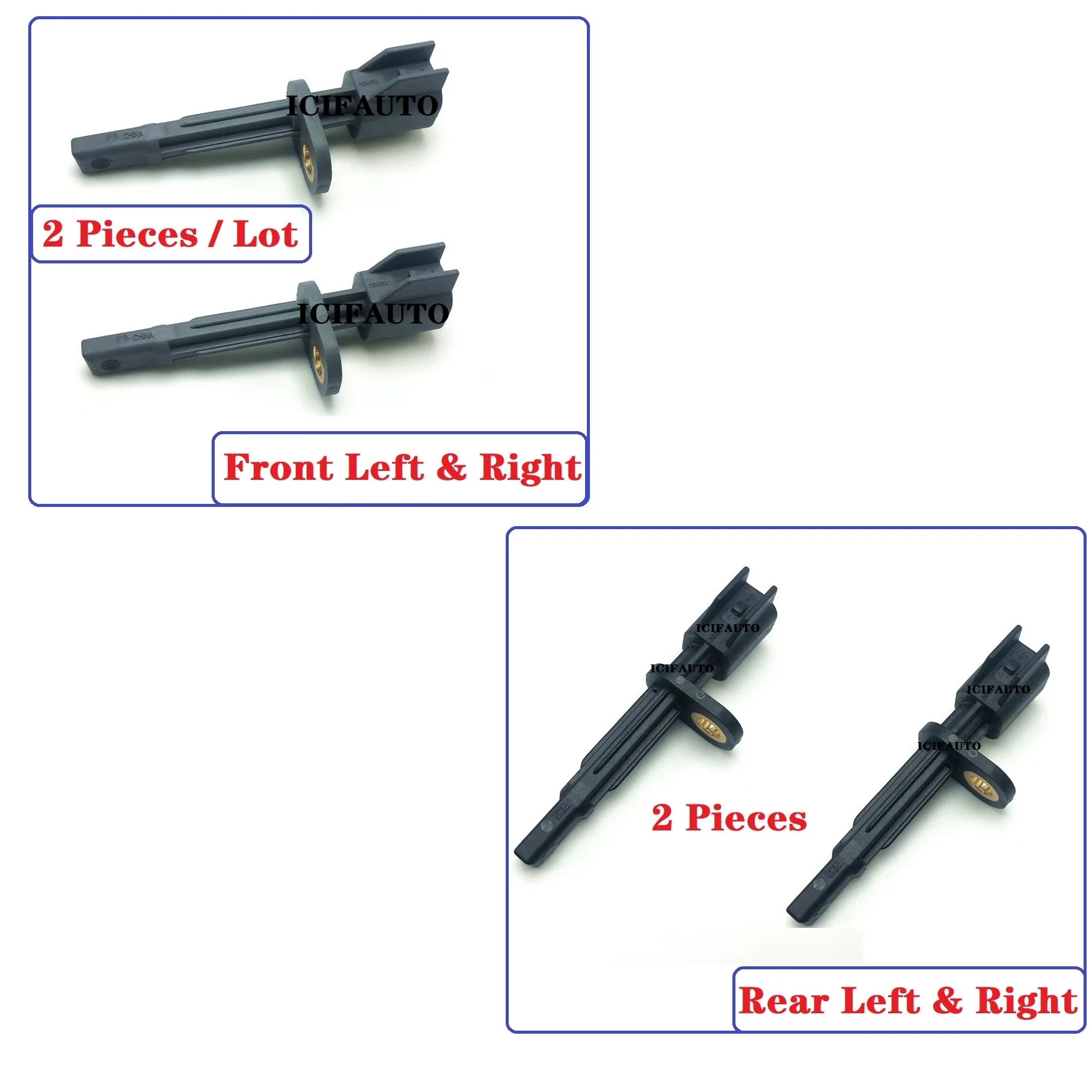 

1/2/4 Pcs Abs Wheel Speed Sensor for Volvo S60 S90 V60 V90 XC60 XC90 OE# 32279594,31362355,31362356,32 279 594,31 362 355