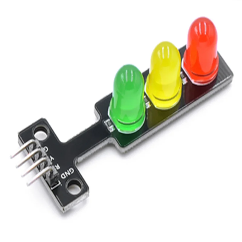 

5pcs LED traffic light module 5 v traffic light emitting module e-learning blocks programming single control board