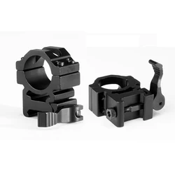 25.4mm 1PCS Scope Mount Ring 20mm QD Quick Release Weaver Rail High Profile For Scope Hunting