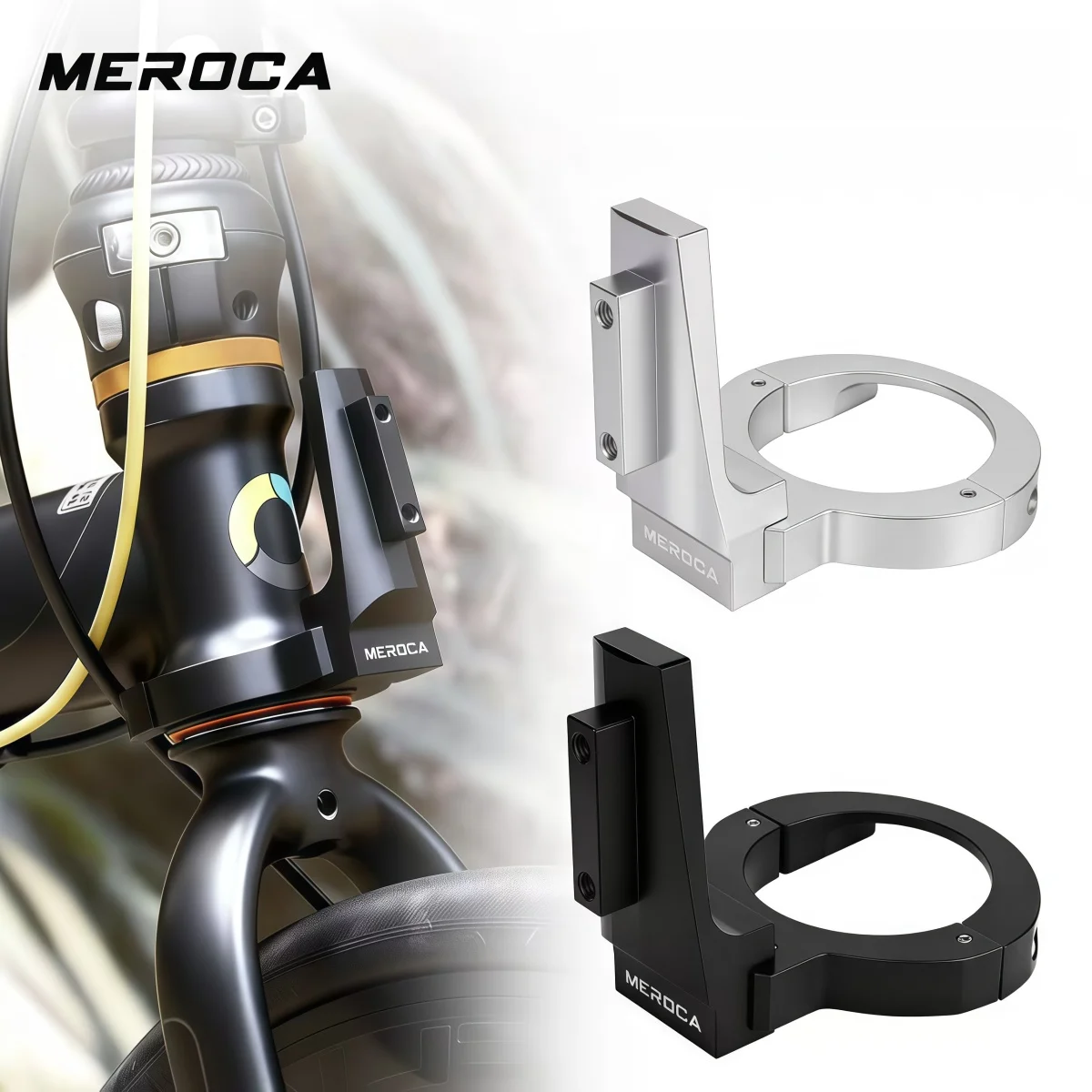 

MEROCA Front Carrier Block – Bike Front Bag Adapter & Rack For Dahon K3 / K3Plus / 412 / P8 Folding Bike Steel / Aluminum Frame