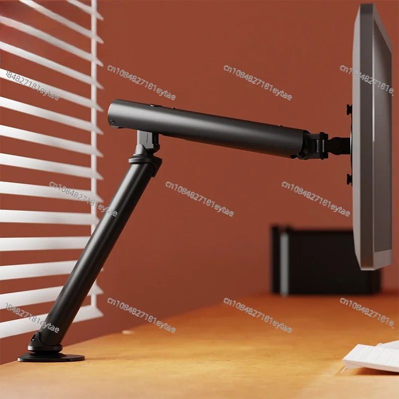 Monitor Stand Single Screen 12KG Load 15 36 Inch Gas Spring Arm Computer Desk Mount
