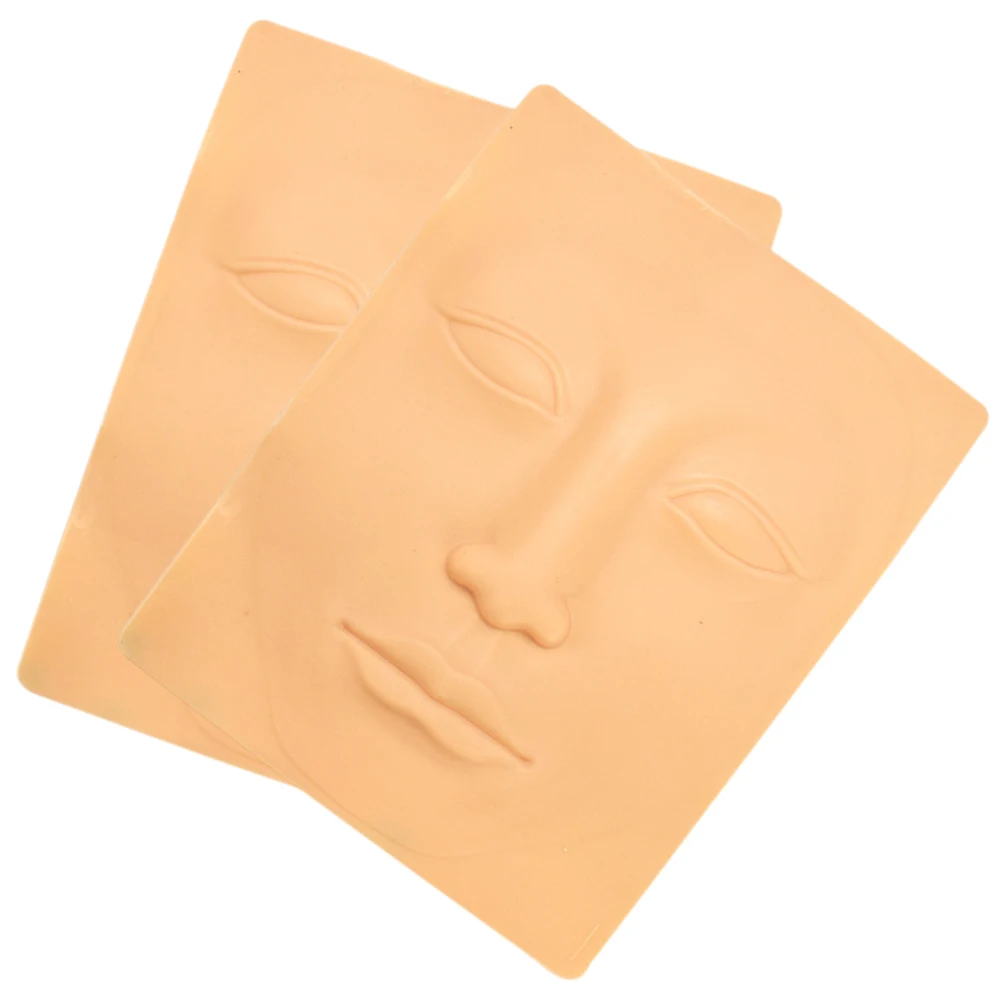 

Eyebrow Trimming 3D Face Shape Practice Skin Training Fake Soft Makeup Silicone