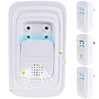 Plug in Air Ionizers for Home, Quiet Negative Ion Air Purifier for Bedroom Portable Wall Plug in Air Freshener US Plug