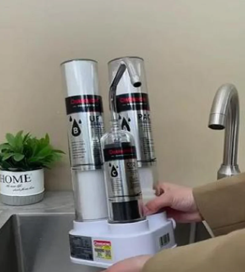 تشانغهونغ بالوعة المطبخ تصفية المياه الفولاذ المقاوم للصدأ كونترتوب الترشيح الفائق المباشر منقي مياه الشرب FC