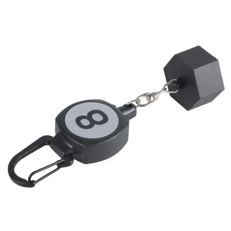 652F プールチョークホルダー 格納式バックル付き キューチョークボックス ビリヤード台アクセサリー