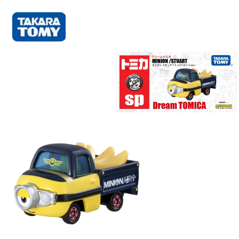 

Модель автомобиля TAKARA TOMY Dream God из сплава «Гадкий я», Миньон Стюарт, детская коллекция декоративных игрушек, подарки для друзей.