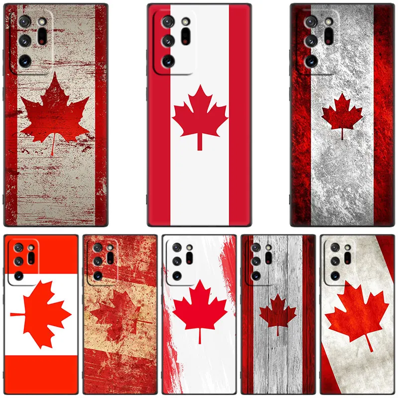 Canada Flag Case For Samsung Galaxy M53 M52 M51 M33 M32 M11 M12 M13 M21 M22 M23 M31S M30S Note 10 Lite Plus 20 Ultra 5G Cover