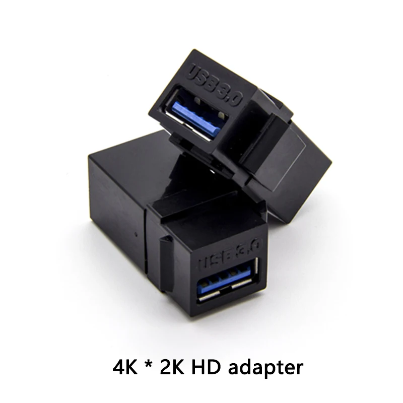 USB 3.0 Jack Inserts USB to USB Adapters Female to Female Coupler Connector Adapter for Wall Plate Outlet Panel ﻿