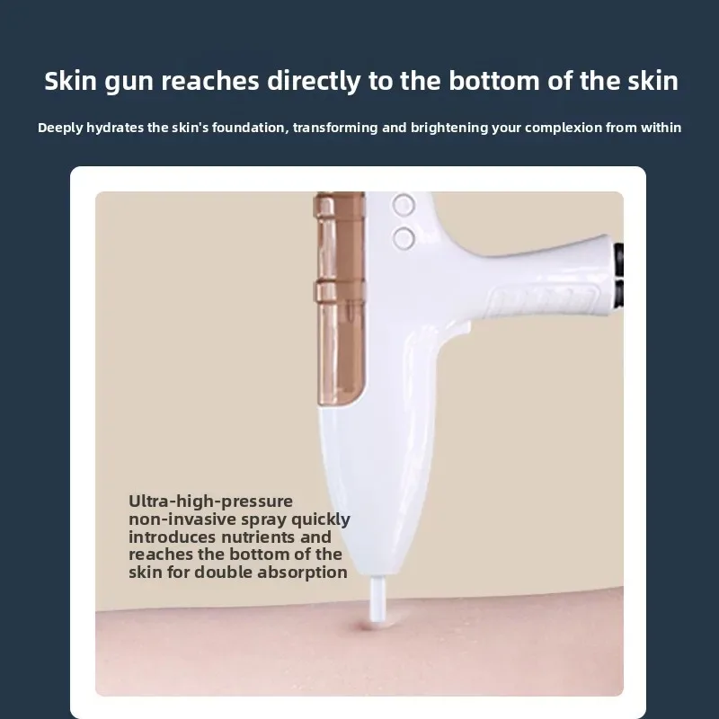 Gene Gun Atomizer Mesoderm Introduction Needle-free Hydration and Skin Rejuvenation Non-invasive Water Light Atomizer