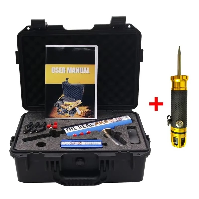 AKS 6 Handheld Industry Metal Detector 10m Depth Long Range Gold Detector