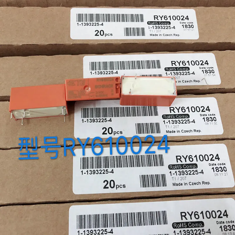 5PCS TE RY610024 relay genuine 1-1393225-4 RY210024 RY212024 RY213024 RY613024 RY610012 RY210012 RY211012 RY610005 RY211005