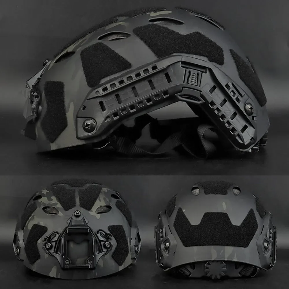 Casco Airsoft táctico fast high cut – Ligero protección juego guerra - imagen 5