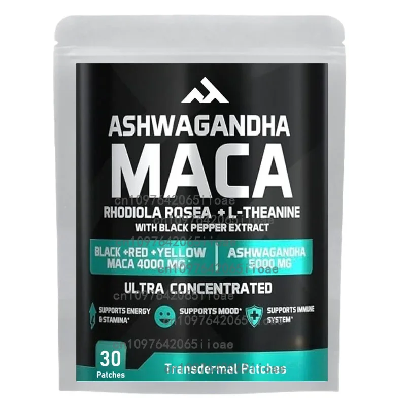 Hot Sale 30 Patches Maca Root + Ginseng Extract Supplement - Performance, Muscle Building, Energy Free Shipping