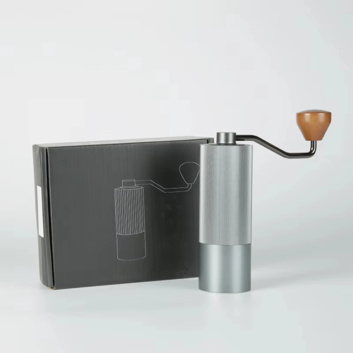 Manual Coffee Grinder 304 Stainless Steel Burr Grinders Mill Kitchen Tool Grinders Coffee Milling Machine