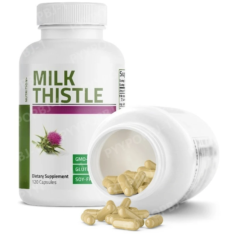 

Milk Thistle Silymarin Marianum Dandelion Extract Liver Health Support Antioxidant Support Detox 120 Capsules