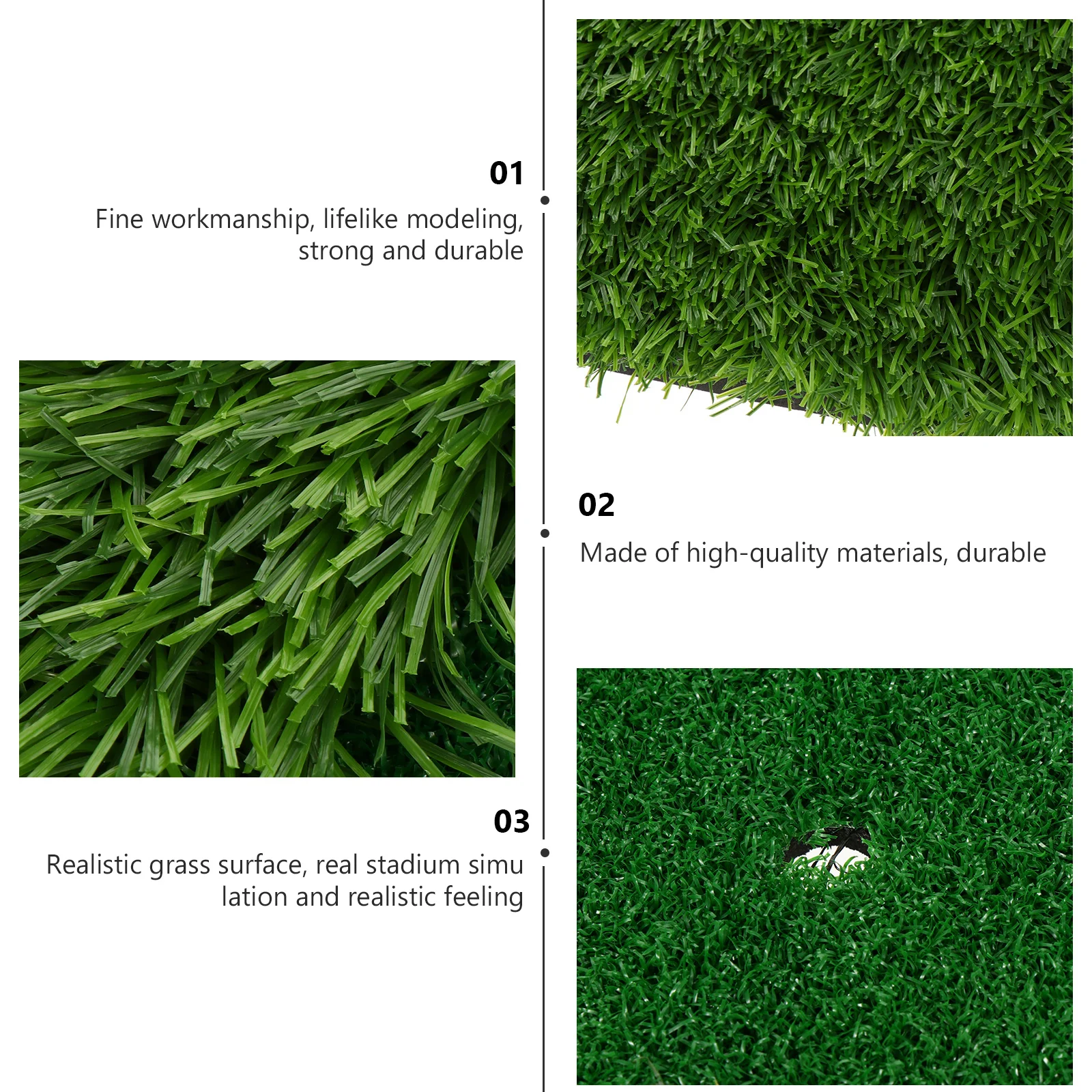 بساط ممارسة الجولف قابل للطي ومحمول مع قاعدة غير قابلة للانزلاق مثالية لممارسة وضع التقطيع والقيادة #4