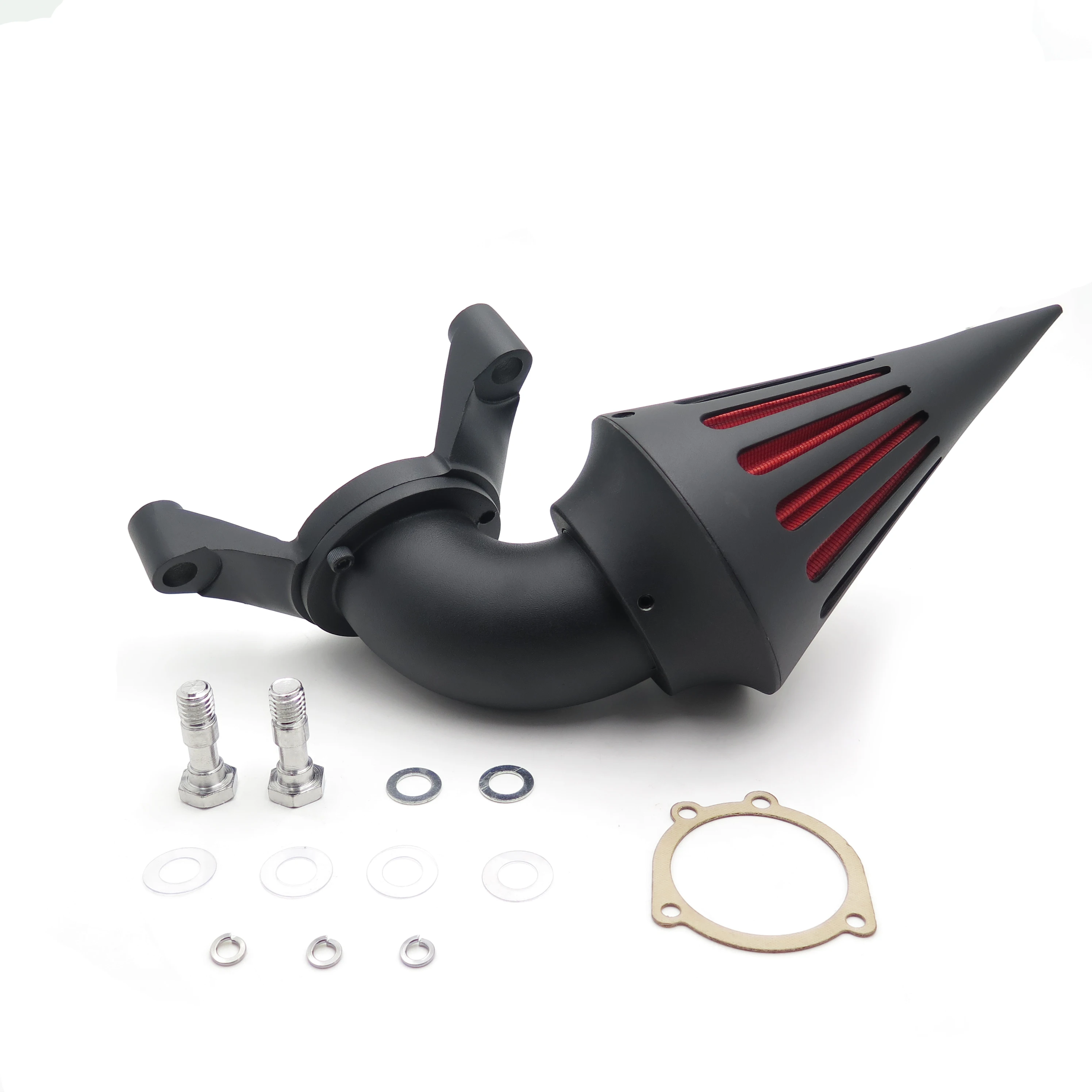 Motorcycle Spike Air Cleaner Intake Filter Kit For Harley Davidson 2004-2014 CV Carburetor Delphi V-Twin BLACK