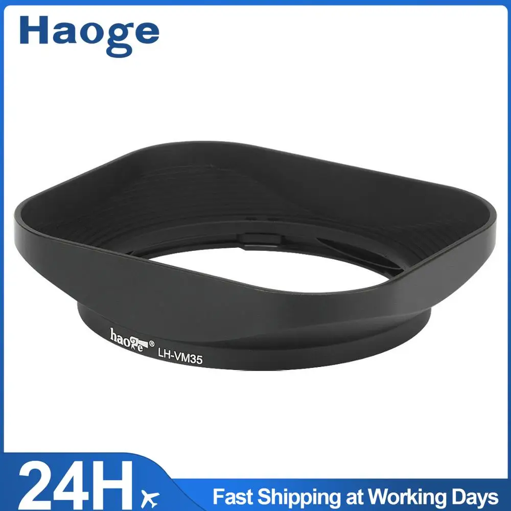 

Haoge LH-VM35 металлическая бленда для объектива для Voigtlander Nokton Aspherical ASPH 40 мм f/1,2 VM , 35 мм f1.2 VM , 50 мм f1.2, замена детской