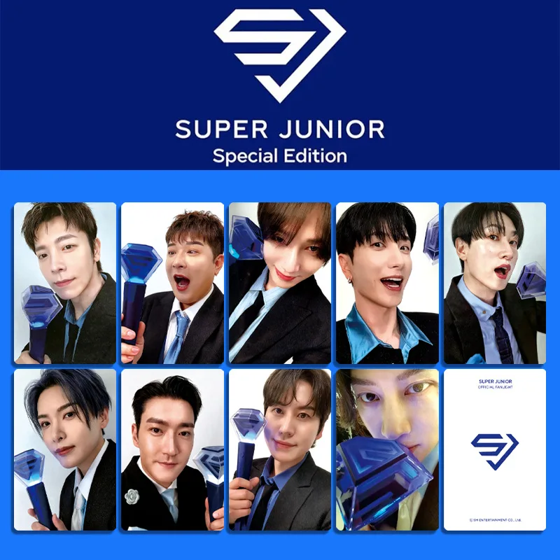 

9Pcs/Set Kpop Idol SUPER JUNIOR New Series Lomo Cards Postcards LeeTeuk HeeChul Yesung DongHae SiWon RyeoWook KyuHyun Fans Gifts