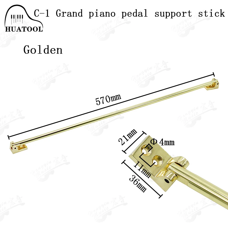 HUATOOL piano tuning repair accessories C-1 Diagonal stick/diagonal stick parts for grand piano pedals