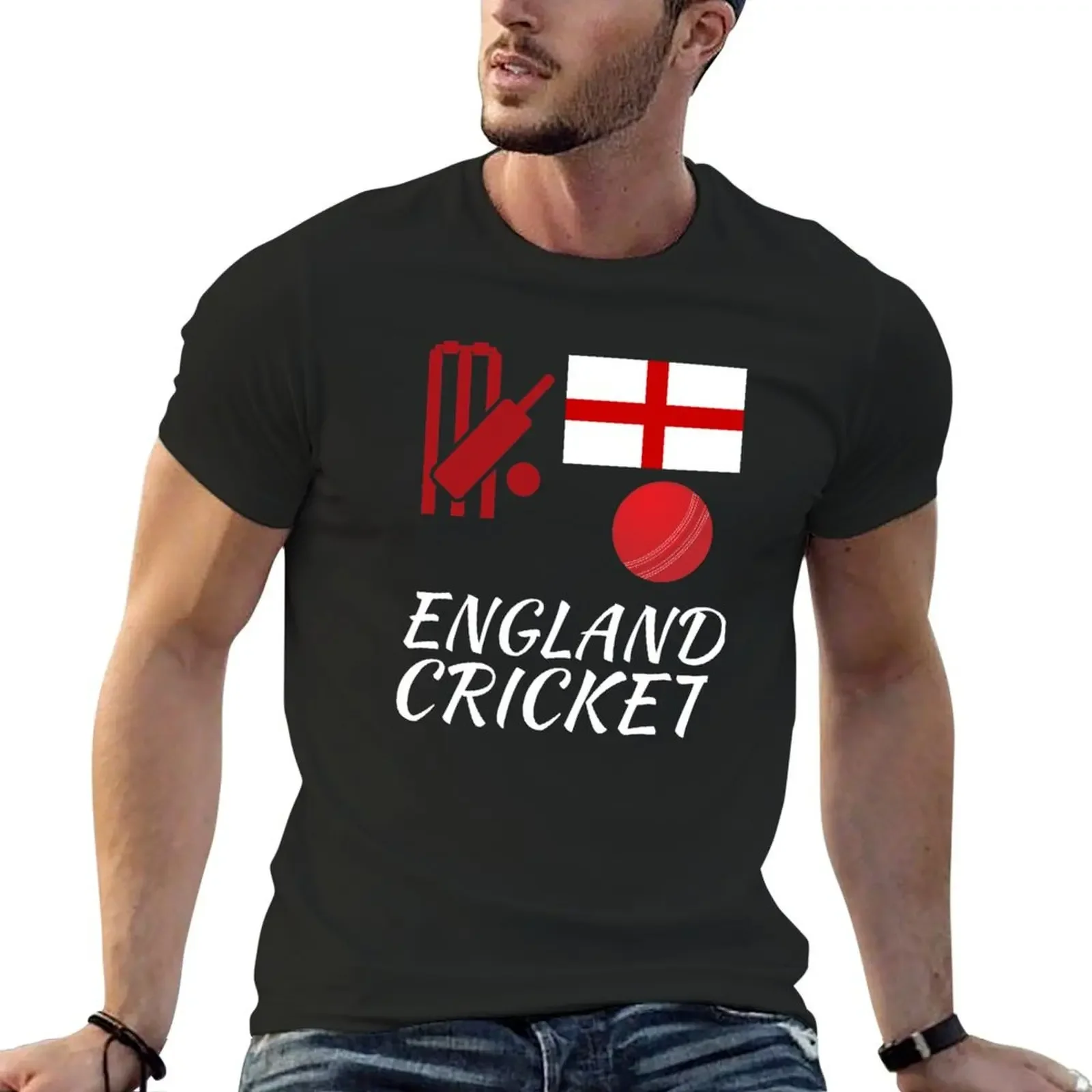 

England Cricket T-Shirt basketball graphic tees cheap stuff anime customizeds men clothing