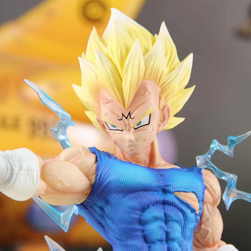 Anime Dragon Ball Z Majin Vegeta Action Figure DBZ Super Saiyan Figuras Toys 26.5cm Collection Model Ornament Peripheral Gift