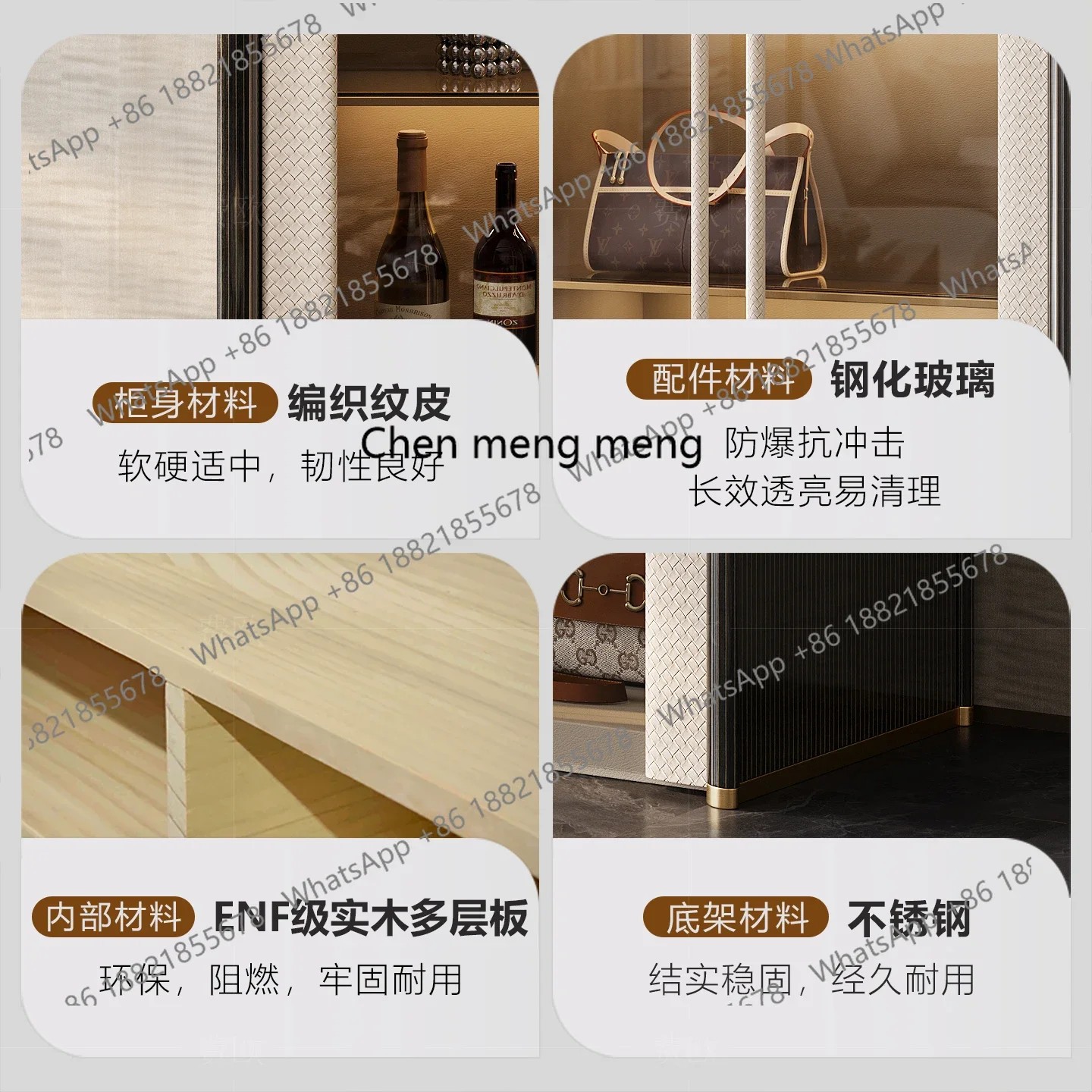 

Hot sales High-end Light Luxury Glass Wine Cabinet Wall-mounted Custom Restaurant Storage Cabinet Italian Postmodern Painted Boo