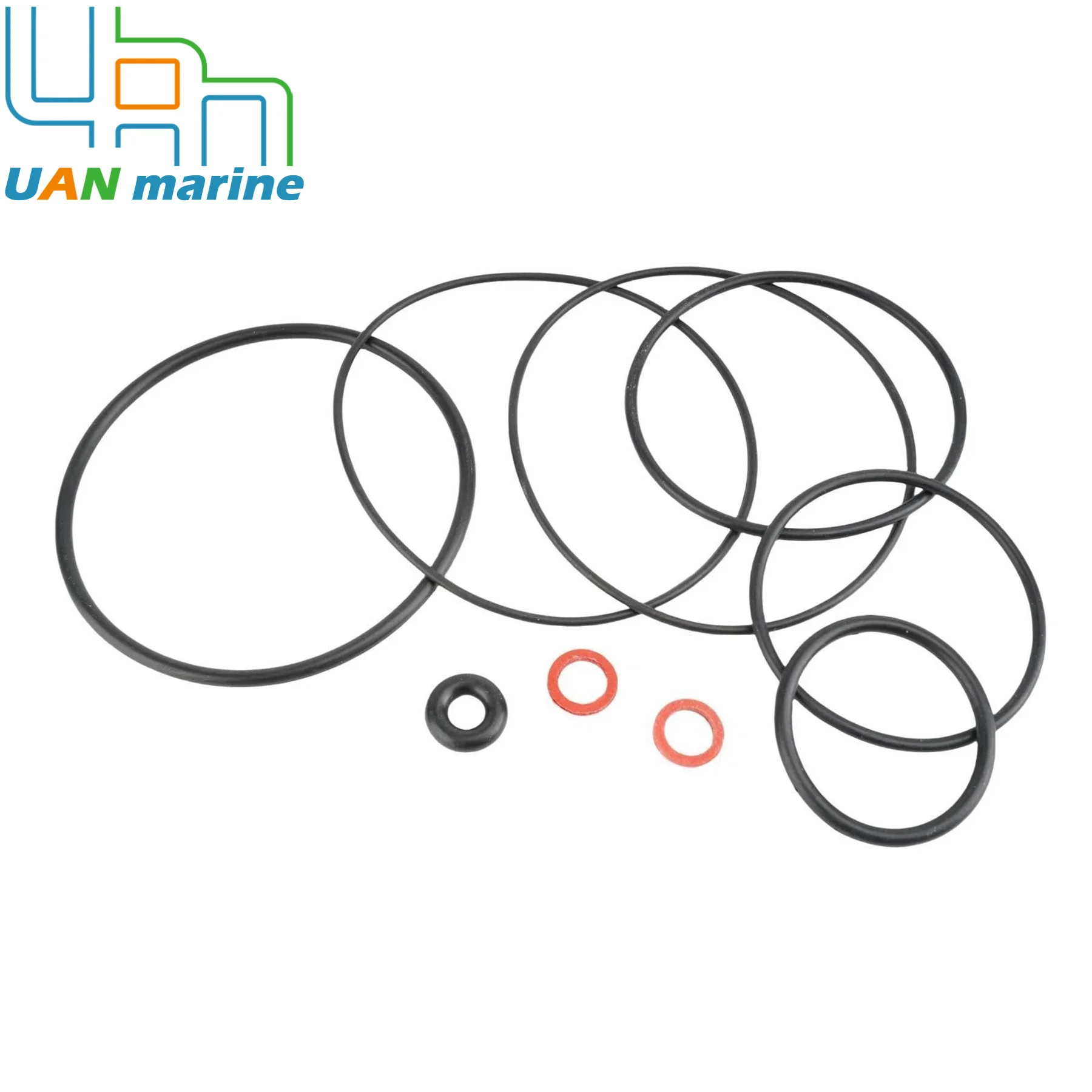 Compatible with Yamaha 2-Stroke 25HP 4-Stroke 30 40 HP Outboard Motor Lower Unit Gearcase Seal Kit 67C-W0001-01 67C-W0001-22